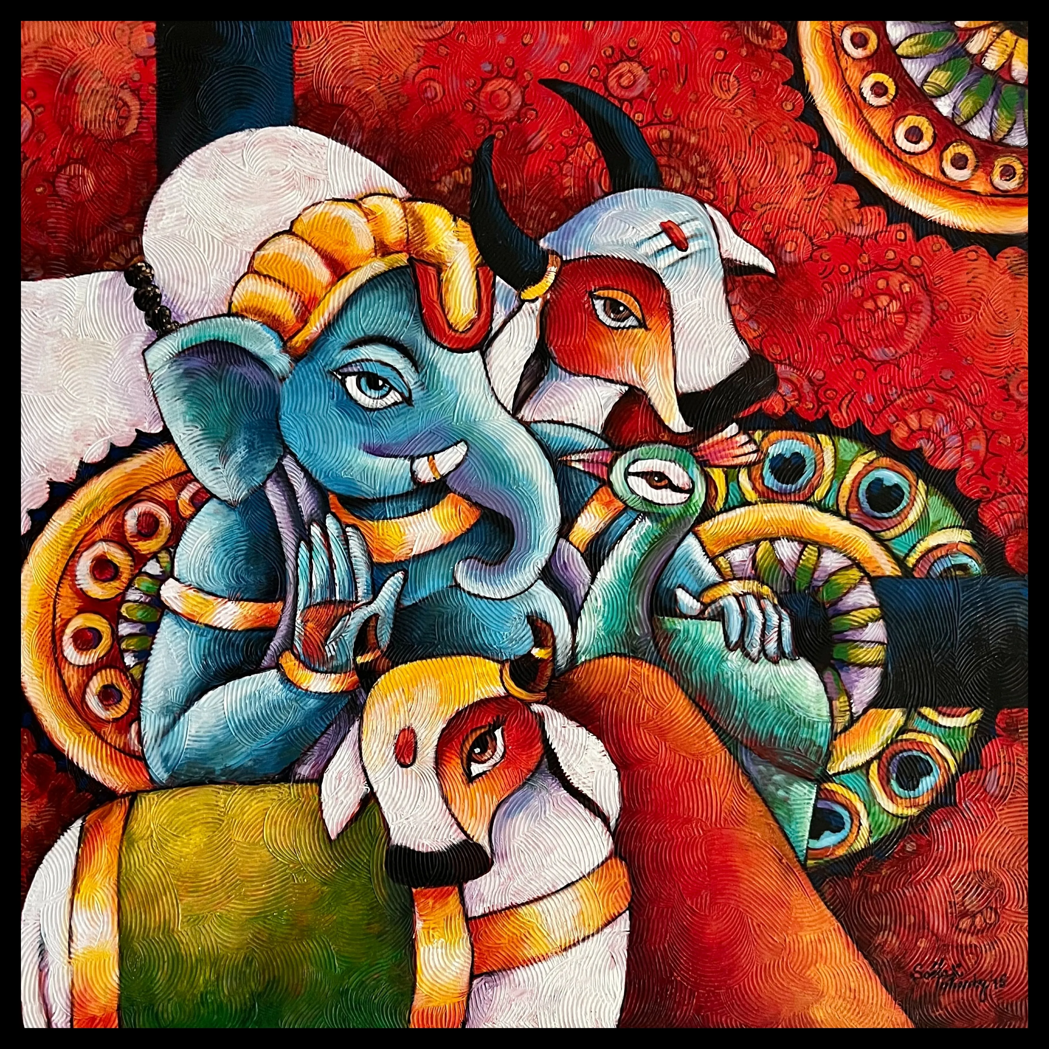 Divine Four 03 30X30 2018